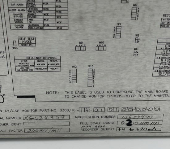bently nevada 3300 / 16-14-01-01-00-00-00
