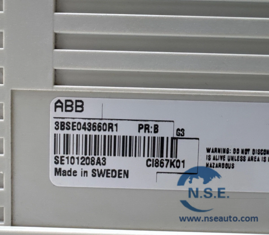 رابط مدباس TCP مدل 3BSE043660R1 ساخت ABB CI867K01