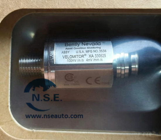 حسگر سرعت‌سنج پیزوالکتریک Velomitor XA مدل Bently Nevada 330525-00